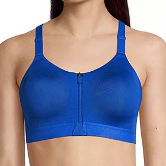 Xersion Women's Blue High Support Sports Bra Size M L XL XXL - Picture 3 of 15